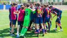 El Cadete A celebra el título de Liga en la CE Joan Gamper