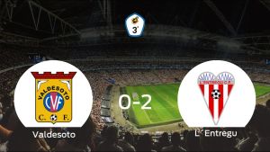 El LEntregu consigue los tres puntos después de vencer 0-2 al Valdesoto El LEntregu consigue los tres puntos después de vencer 0-2 al Valdesoto