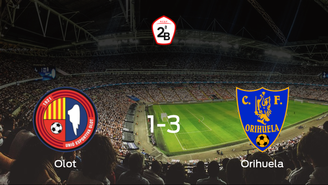 Triunfo del Orihuela CF frente al Olot (1-3) Triunfo del Orihuela CF frente al Olot (1-3)
