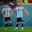 Messi, concentrado antes del pitido inicial del encuentro contra Australia en los octavos de final del Mundial de Qatar