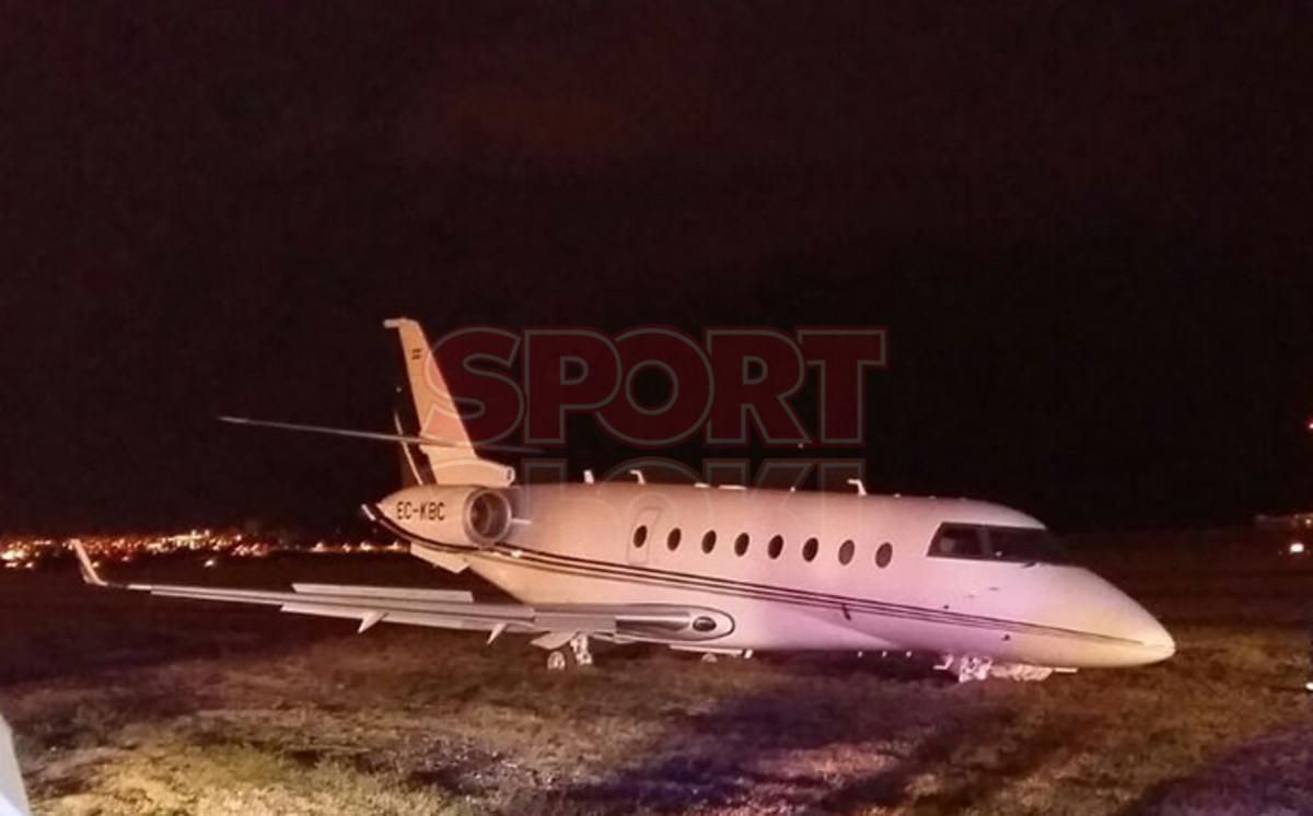 El avión accidentado de Cristiano El avión accidentado de Cristiano