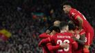 El Liverpool ganó 2-0 al Villarreal en la ida de las semifinales | AFP