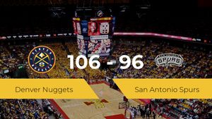 Denver Nuggets se lleva la victoria frente a San Antonio Spurs por 106-96 Denver Nuggets se lleva la victoria frente a San Antonio Spurs por 106-96