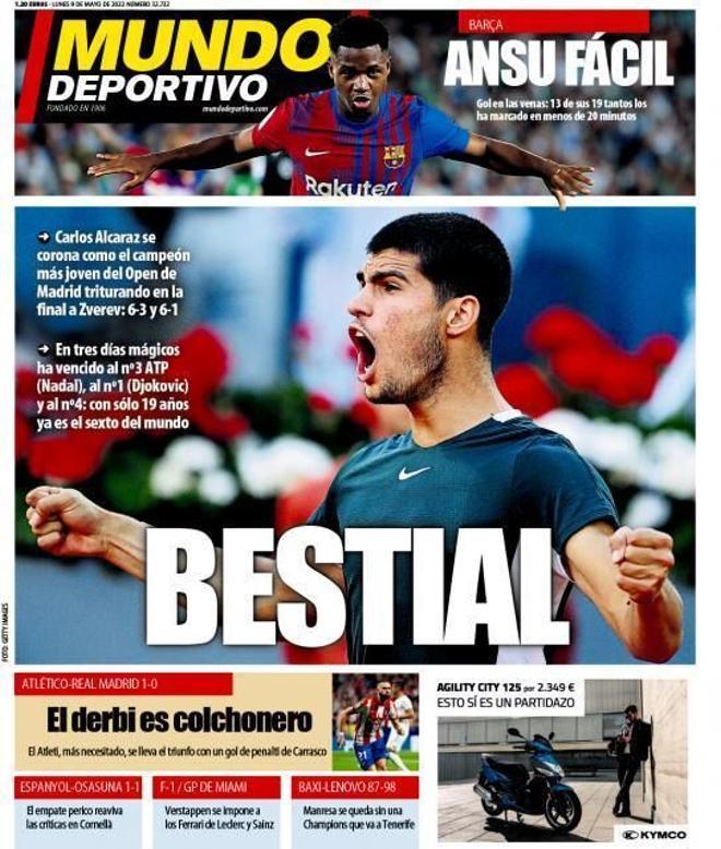 Las portadas de la prensa deportiva de este lunes