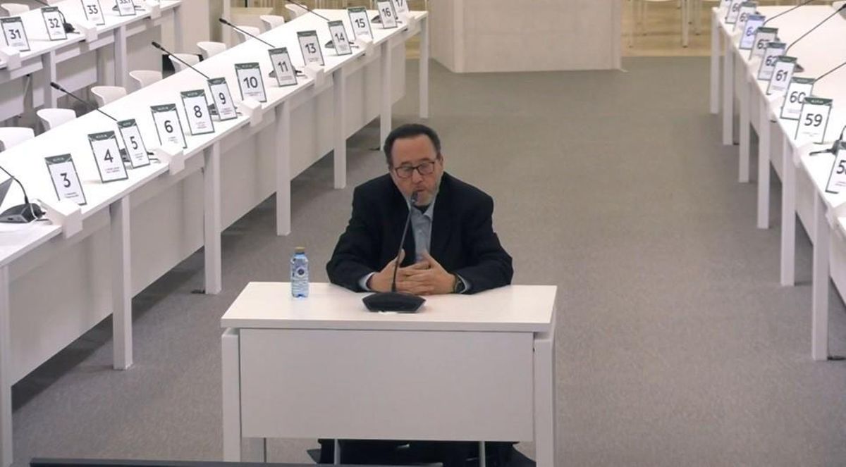 El ex gerente del área de seguridad en la circulación de la zona noroeste de Adif, Fernando Rebón. El ex gerente del área de seguridad en la circulación de la zona noroeste de Adif, Fernando Rebón.