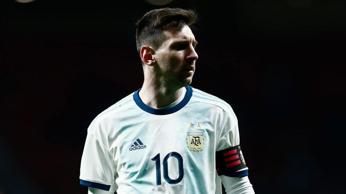 Messi no se divierte con Argentina