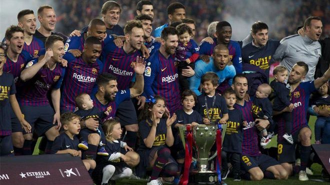 El Barça es el vigente campeón; la última Liga la celebró con tres jornadas de margen El Barça es el vigente campeón; la última Liga la celebró con tres jornadas de margen