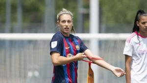 Alexia Putellas, en el duelo ante el Madrid CFF