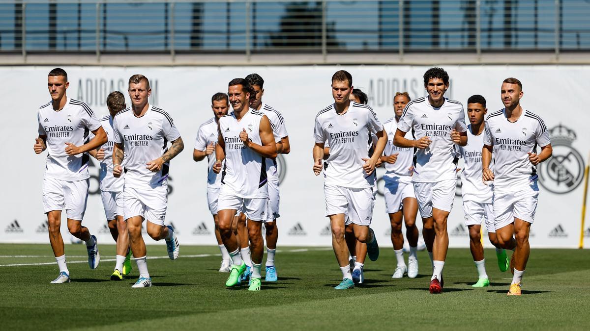 El Real Madrid se ejercitó en la Ciudad Deportiva de Valdebebas