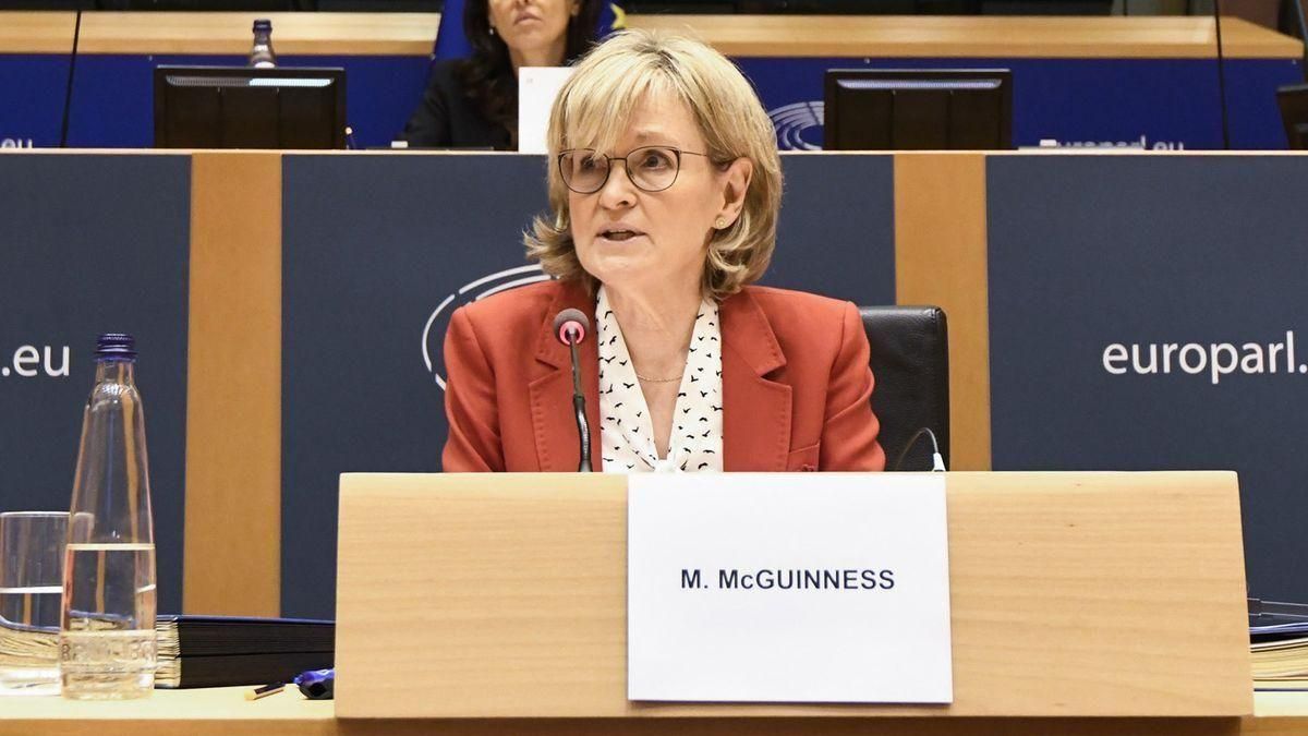 La comisaria responsable de servicios financieros, Mairead McGuinness. La comisaria responsable de servicios financieros, Mairead McGuinness.