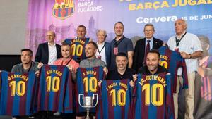 Los jugadores y entrenadores del Juvenil del FC Barcelona en 1994