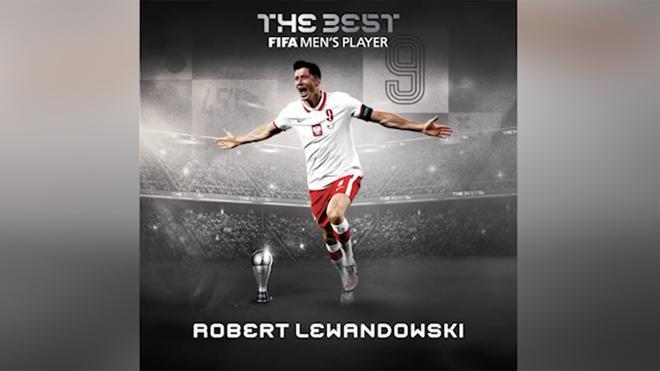 Robert Lewandowski gana el The Best 2021