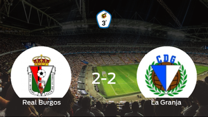 El Real Burgos CF y La Granja finalizan su encuentro liguero con un empate (2-2) El Real Burgos CF y La Granja finalizan su encuentro liguero con un empate (2-2)
