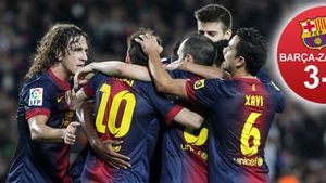 El Barça ganó 3-1 al Zaragoza El Barça ganó 3-1 al Zaragoza