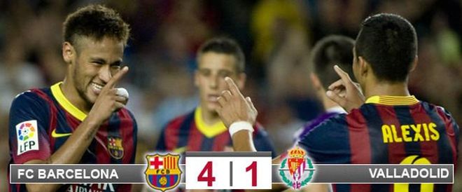 El Barça volvió a imponer su fútbol brillante y ofensivo para seguir a ritmo de récord en la Liga El Barça volvió a imponer su fútbol brillante y ofensivo para seguir a ritmo de récord en la Liga