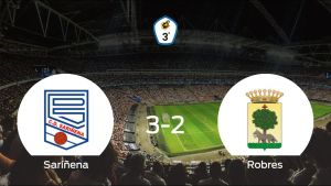 3-2: El Sariñena se impone al Robres en casa 3-2: El Sariñena se impone al Robres en casa