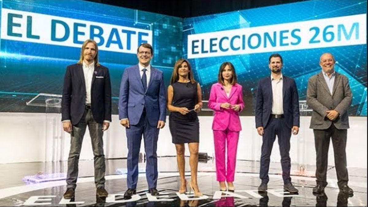El debate electoral de Castilla y León celebrado en 2019.
