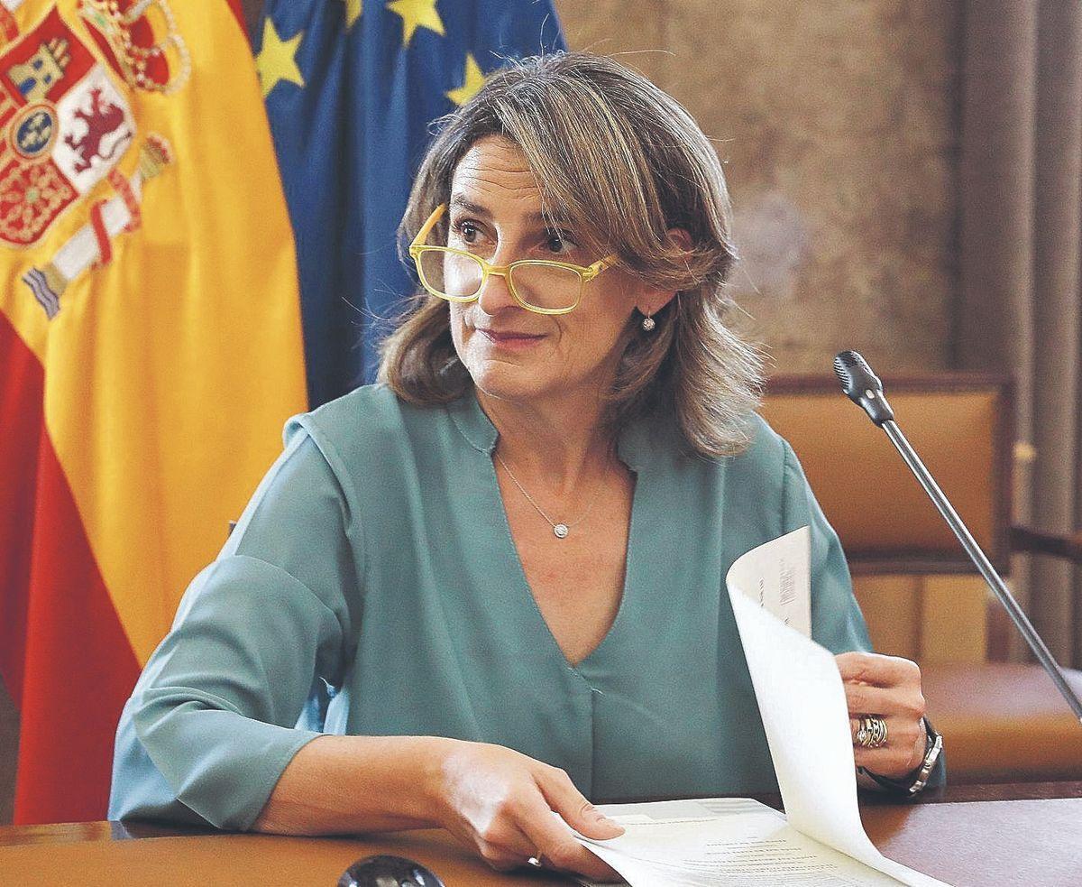 La vicepresidenta Teresa Ribera.