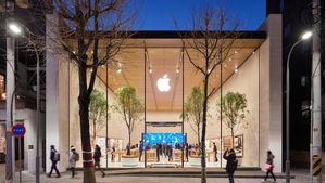 Una tienda de Apple Una tienda de Apple