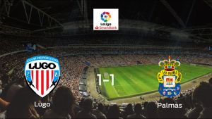 Las Palmas logra un empate a uno frente al Lugo Las Palmas logra un empate a uno frente al Lugo