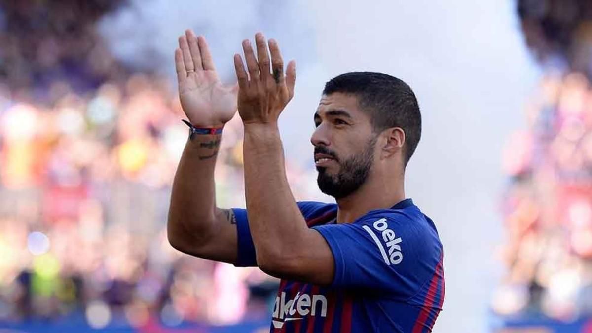 Luis Suárez alcanzará este sábado su partido 200 oficial como azulgrana Luis Suárez alcanzará este sábado su partido 200 oficial como azulgrana