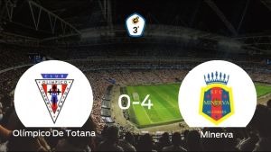 El Minerva logra una goleada en el estadio del Olímpico De Totana (0-4) El Minerva logra una goleada en el estadio del Olímpico De Totana (0-4)