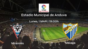 Jornada 27 de la Segunda División: previa del encuentro CD Mirandés - Málaga Jornada 27 de la Segunda División: previa del encuentro CD Mirandés - Málaga