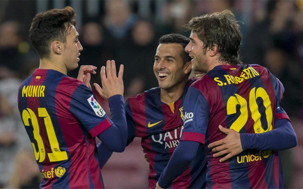 Munir y Pedro, titulares ante la Real Sociedad Munir y Pedro, titulares ante la Real Sociedad