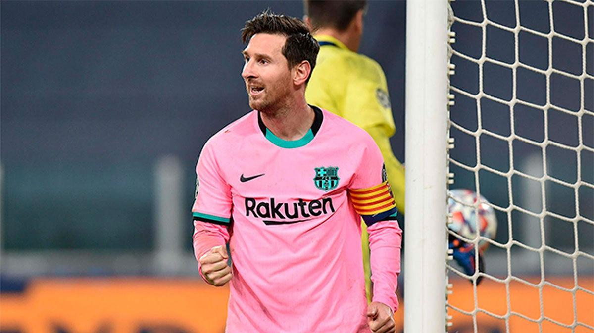 Messi cerró el marcador en Turín desde el punto de penalti