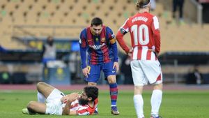 Messi le recrimina a Villalibre la acción de la expulsión Messi le recrimina a Villalibre la acción de la expulsión