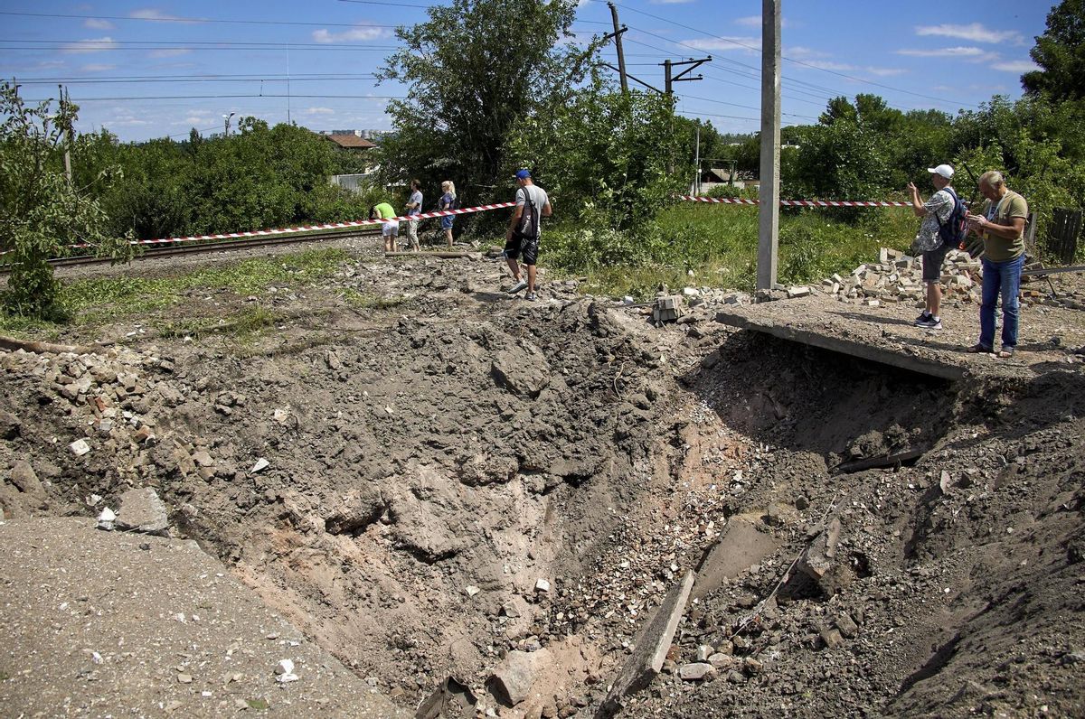 Los rusos tocan las puertas de Lisichansk Los rusos tocan las puertas de Lisichansk
