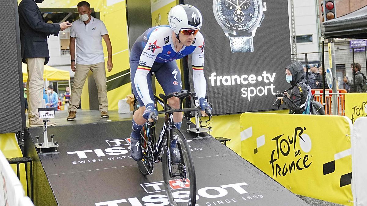 Yves Lampaert ha realizado una gran contrarreloj en la Etapa 1 del Tour de Francia