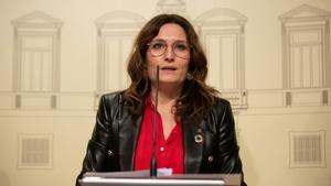Laura Vilagrà, consellera de Presidencia