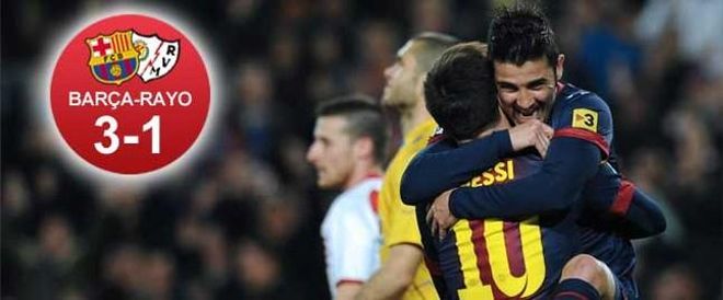 Villa y Messi formaron un tándem letal Villa y Messi formaron un tándem letal
