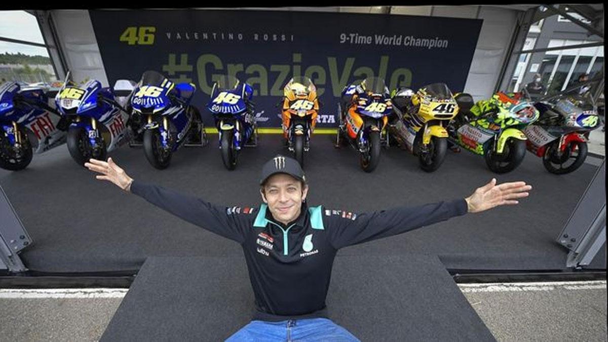 Rossi, en Valencia, en vísperas de su último gran premio