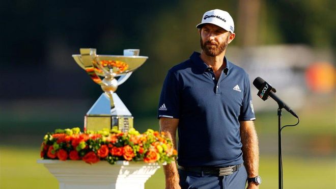 DJ logra finalmente mantener el nñumero uno tras ganar el Tour Championship DJ logra finalmente mantener el nñumero uno tras ganar el Tour Championship