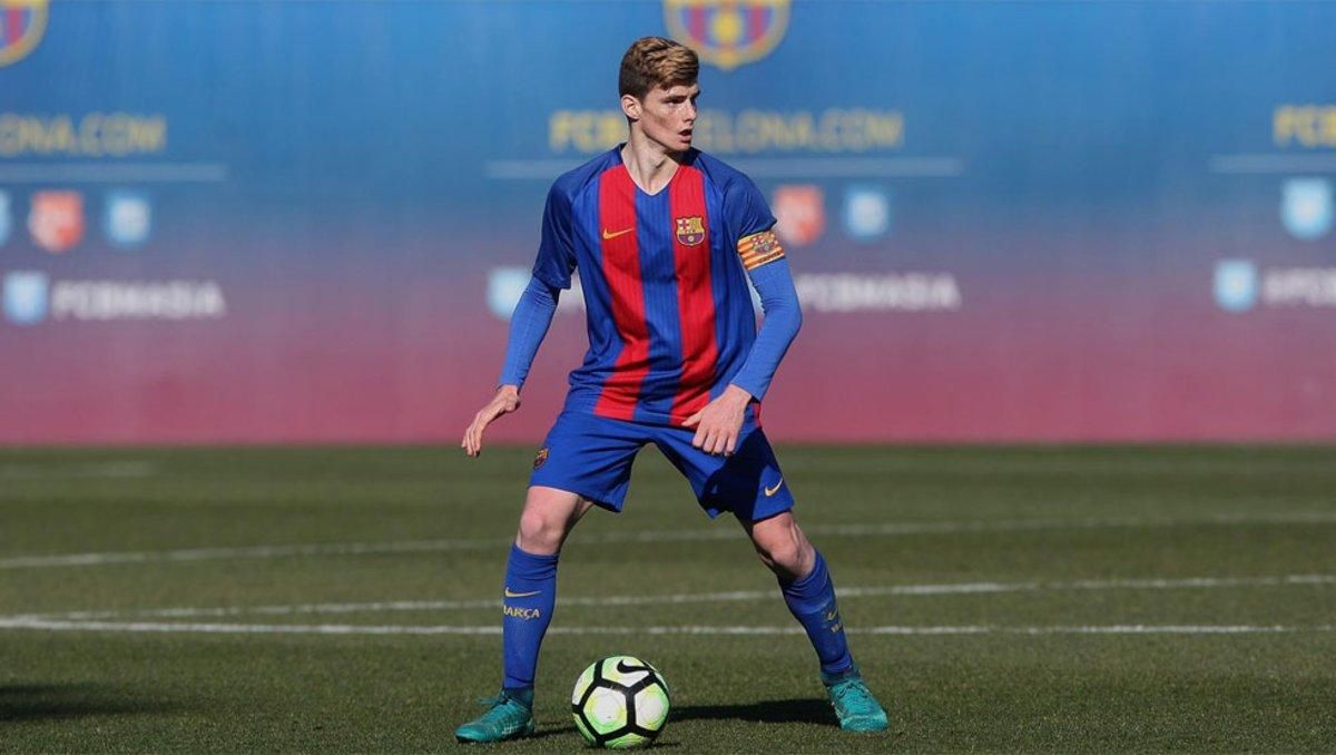 Eric Montes, durante su etapa en el FC Barcelona Eric Montes, durante su etapa en el FC Barcelona