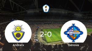 Los tres puntos se quedan en casa: Andratx 2-0 CD Génova Los tres puntos se quedan en casa: Andratx 2-0 CD Génova