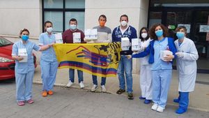La PB Xàbia hace entrega de material sanitario al Centro de Salud de su localidad La PB Xàbia hace entrega de material sanitario al Centro de Salud de su localidad