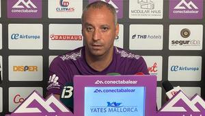 Antonio Vadillo, técnico del Palma Futsal, durante una rueda de prensa