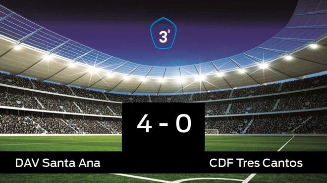 El Santa Ana se queda los tres puntos frente al Tres Cantos El Santa Ana se queda los tres puntos frente al Tres Cantos