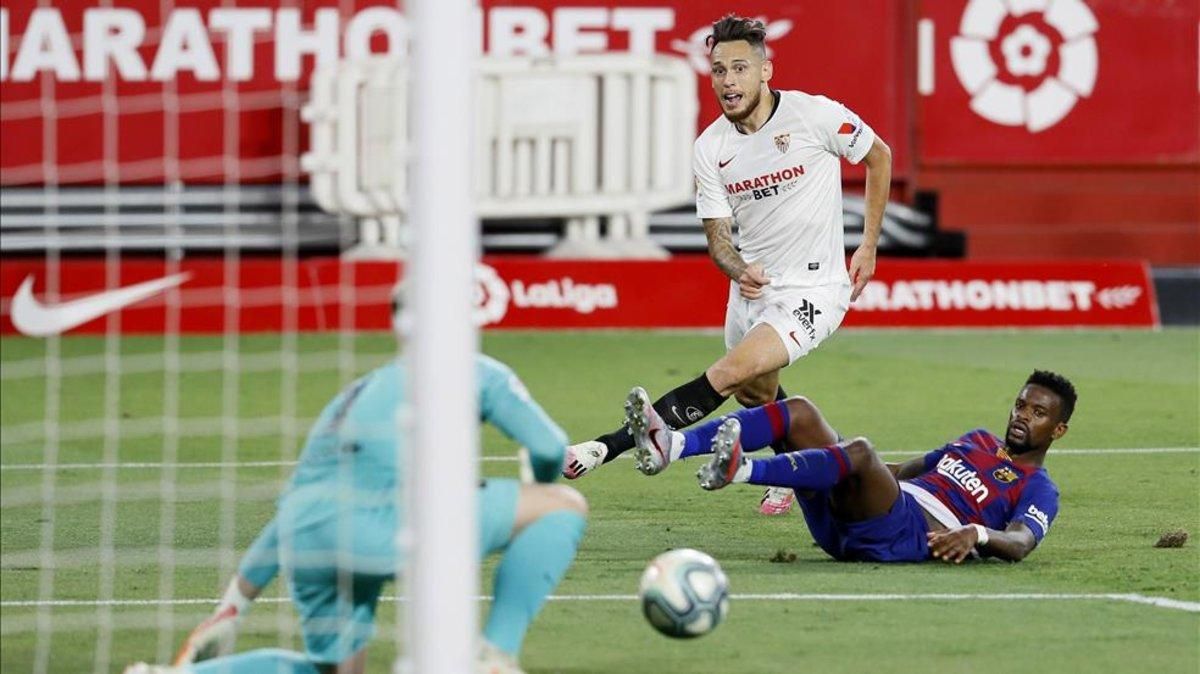 Marc André Ter Stegen ha sido clave en el empate del FC Barcelona en Sevilla Marc André Ter Stegen ha sido clave en el empate del FC Barcelona en Sevilla