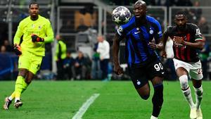Inter de Milán - Milan: La ocasión de Lukaku