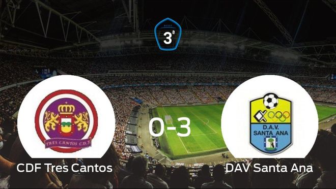El Tres Cantos sufre una goleada frente al Santa Ana (0-3) El Tres Cantos sufre una goleada frente al Santa Ana (0-3)