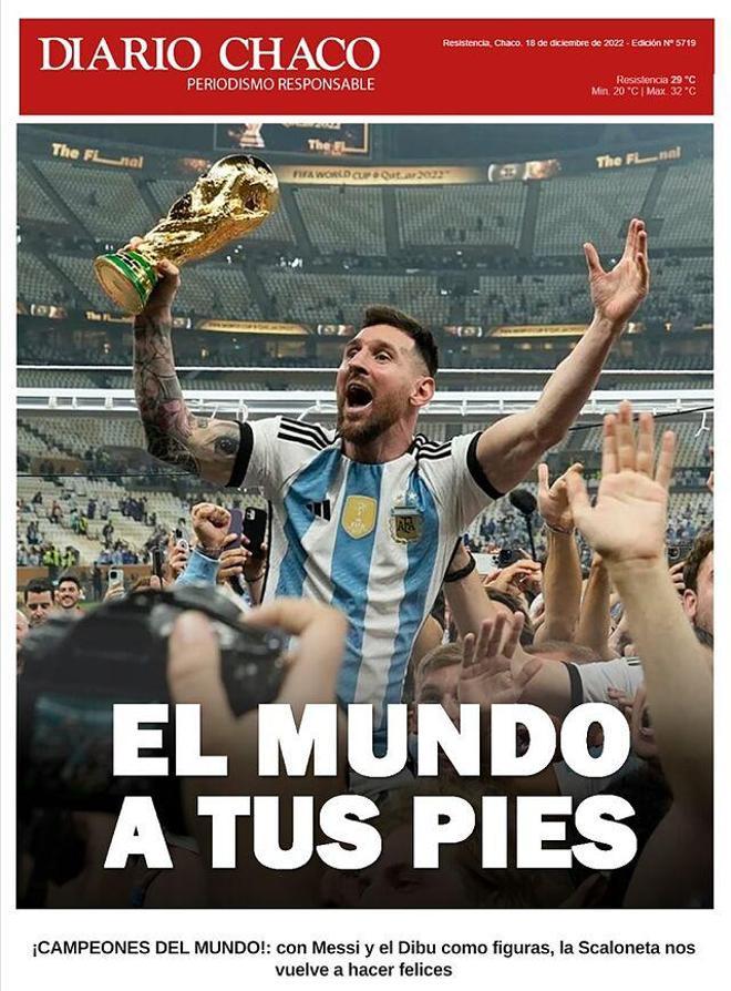 Para enmarcar: las portadas de todo el mundo se rinden a Messi