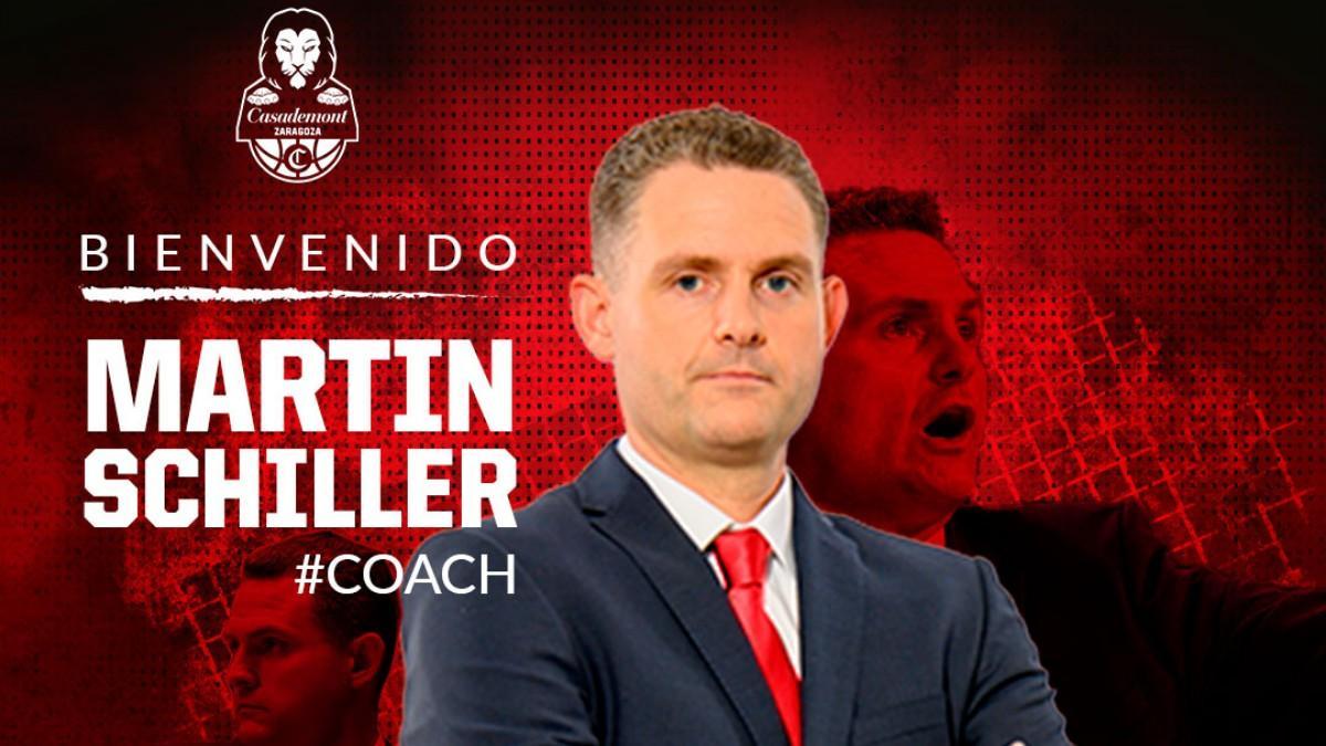Martin Schiller, nuevo entrenador de Casademont Zaragoza