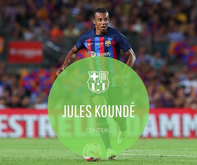 Koundé: El francés es la joya de la corona de la parcela defensiva. Su elevado nivel las dos últimas temporadas en Sevilla le confirman como una realidad con tan solo 23 años.
