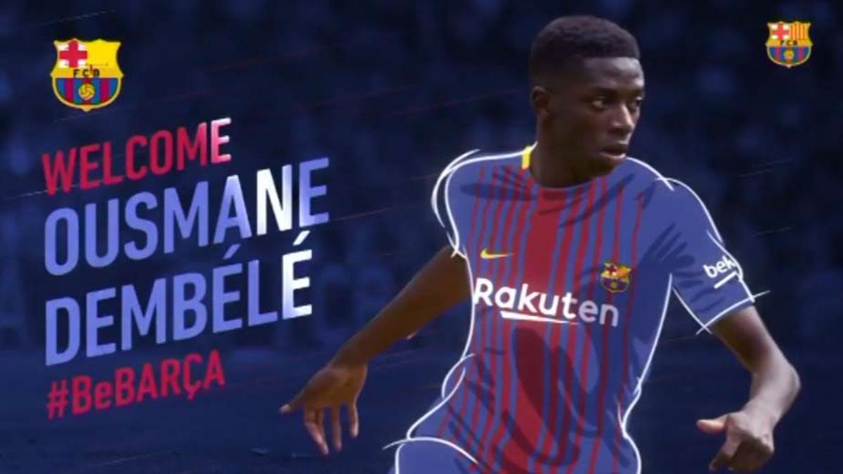 Dembélé ya es jugador del FC Barcelona