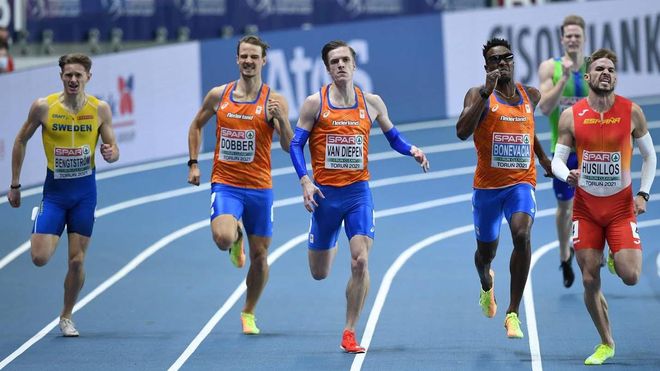 Husillos realizó una carrera casi perfecta Husillos realizó una carrera casi perfecta