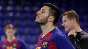 Abel Serdio, pívot del Barça de balonmano Abel Serdio, pívot del Barça de balonmano